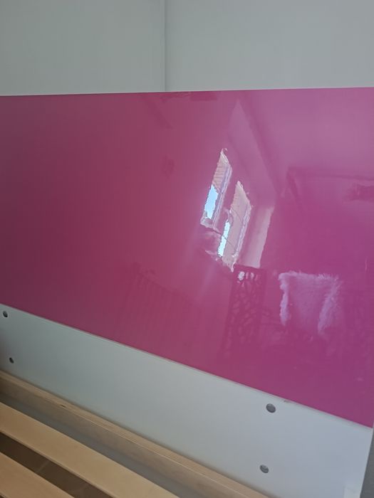 Łóżko solidne 90 x 200 dziewczynka Raj połysk róż fuksja