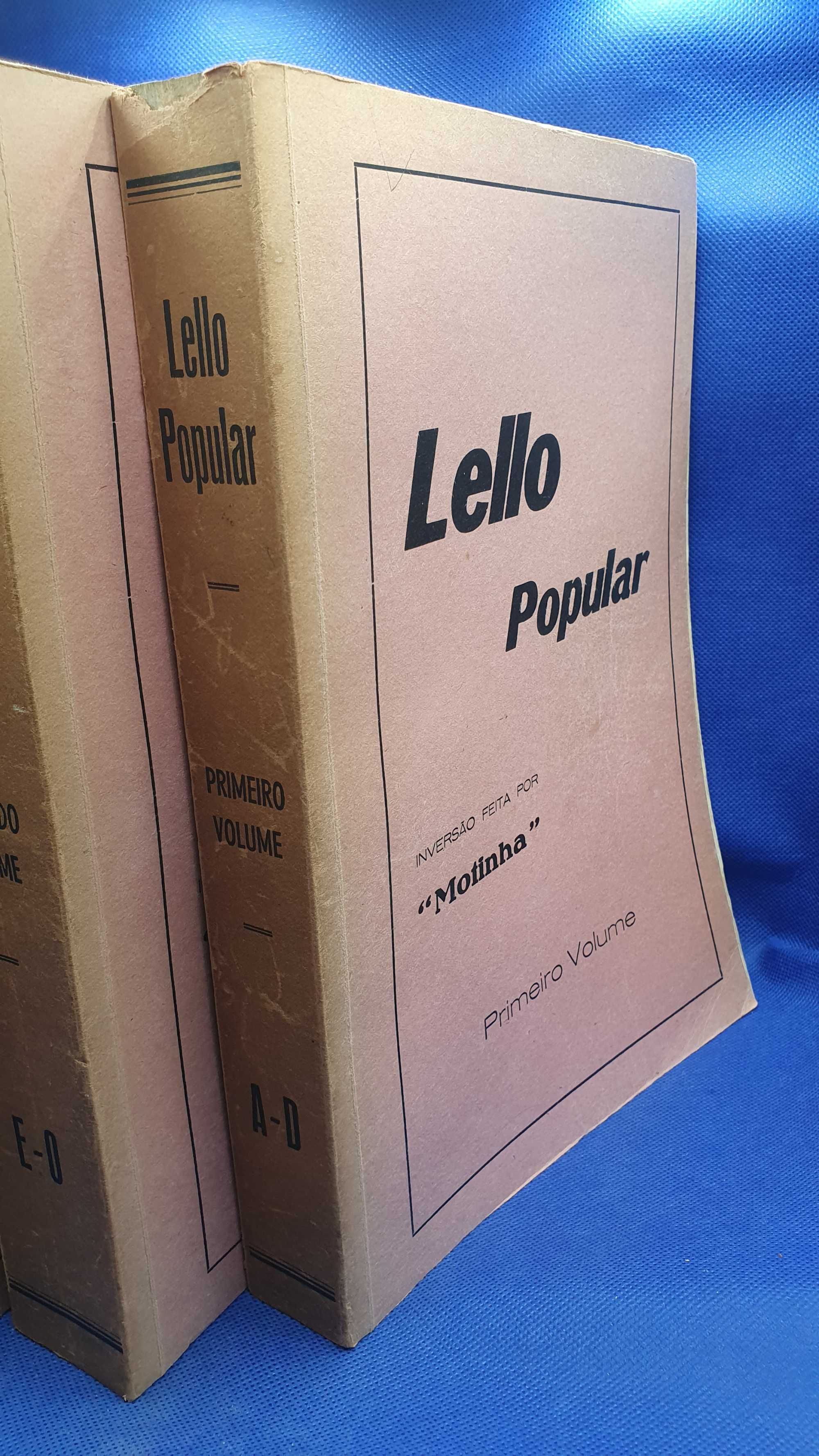 Livro - REF PA8 - Dicionário Charadas Lello Popular Motinha 3 Volumes