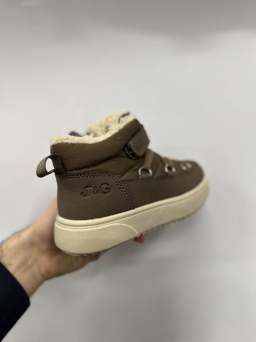 Черевики на зиму 26-32, коричневі ботинки на овчині,пакунок малюка