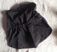 H&M mama czarne spodenki bawełniane M ciążowe