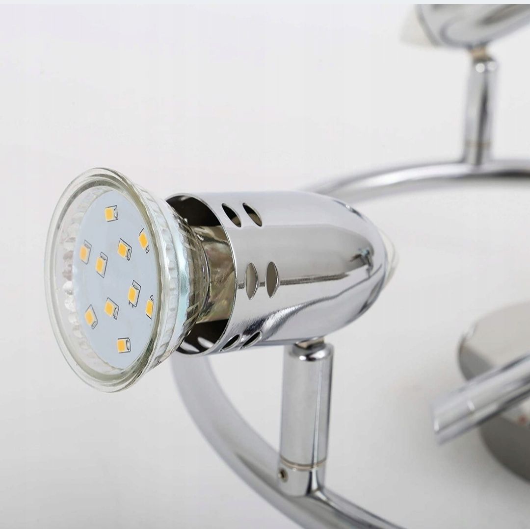 Lampa kolekcjonerska sufitowal regulowane reflektory żarówki gratis