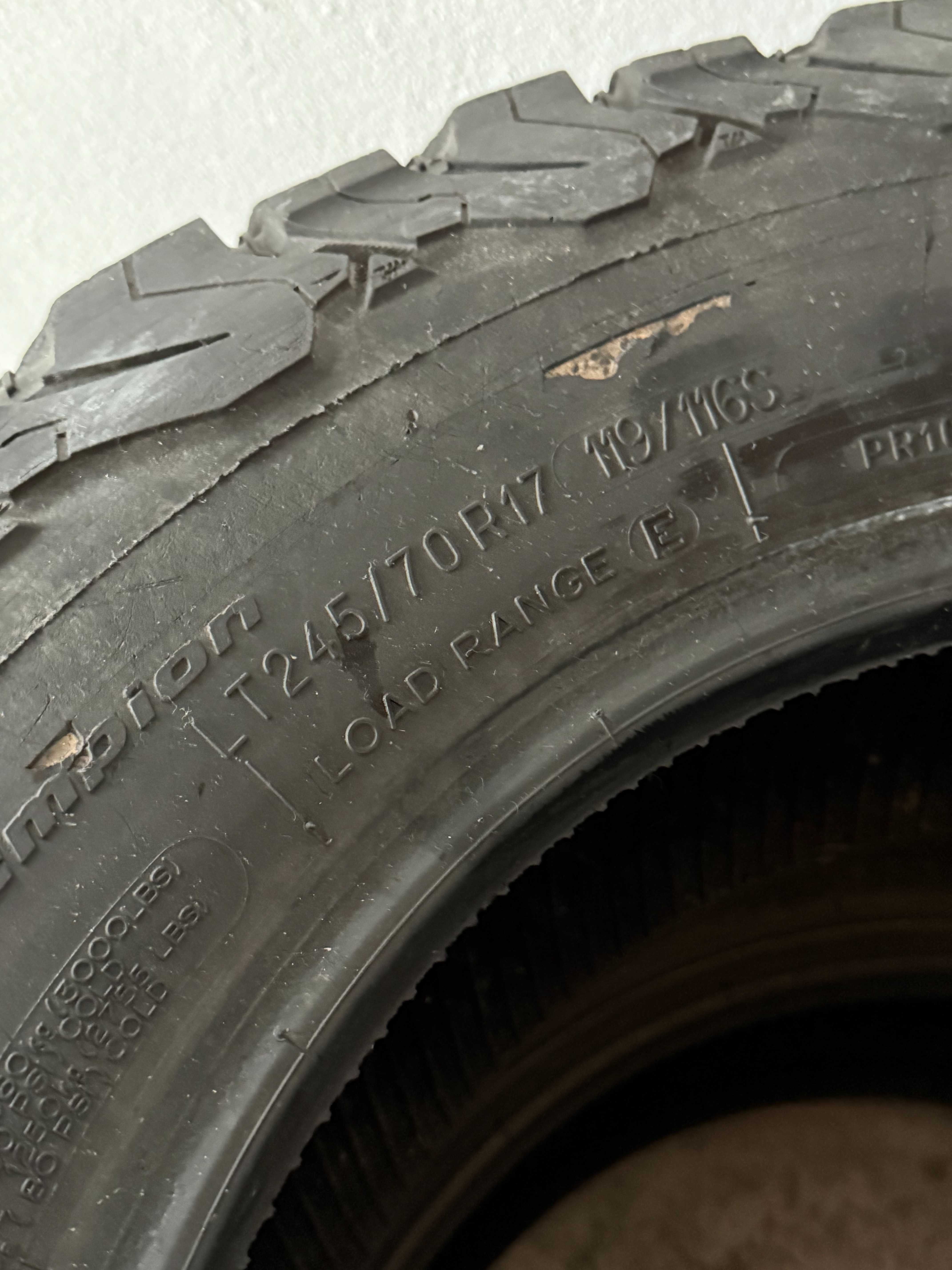Всесезонні шини 245/70/17 BFGoodrich, всесезонные шины резина r17