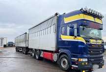 Scania R620 Wywrotka do zboża ORY AB + Przyczepa Ory T18/20 , 2013rok , Euro5 , 6x2