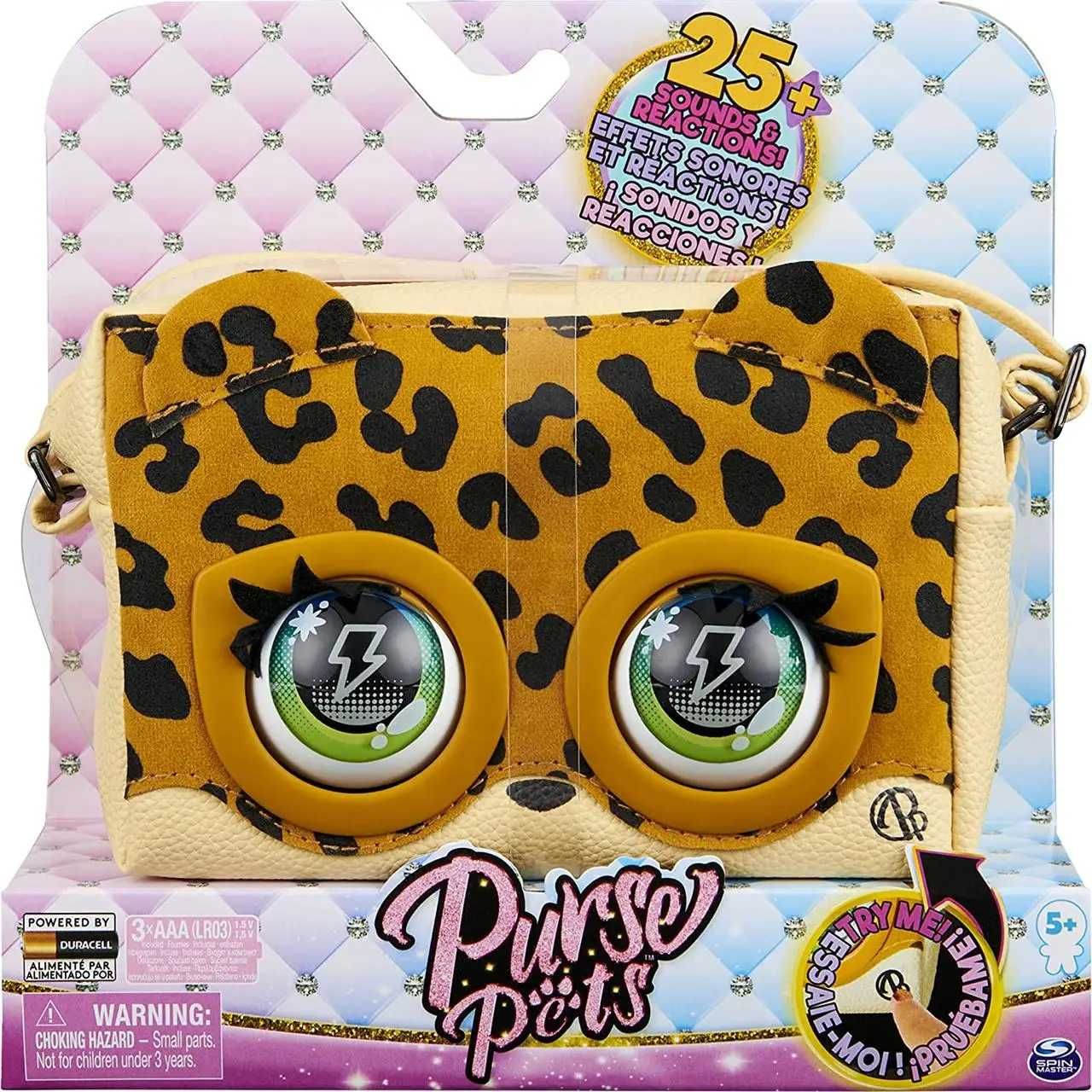 Интерактивная сумочка леопард со звуком, Purse Pets Leoluxe Leopard