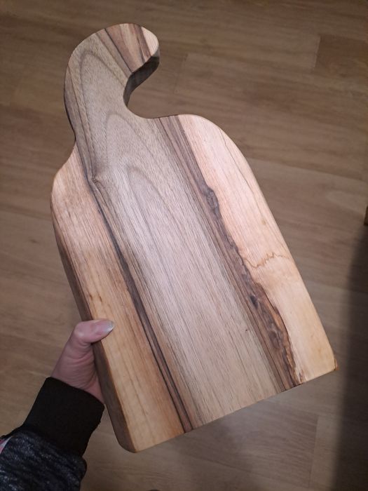 Przepiękna deska do krojenia serwowania unikatowa drewniana handmade