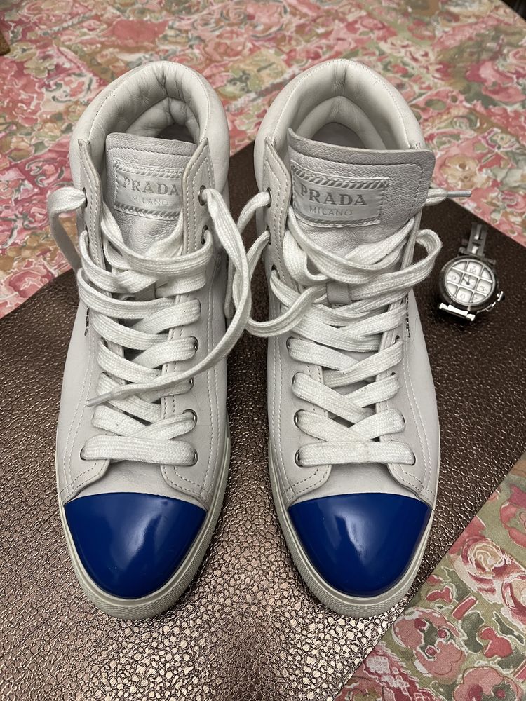 Prada ботинки, кеды, р 39-40, оригинал