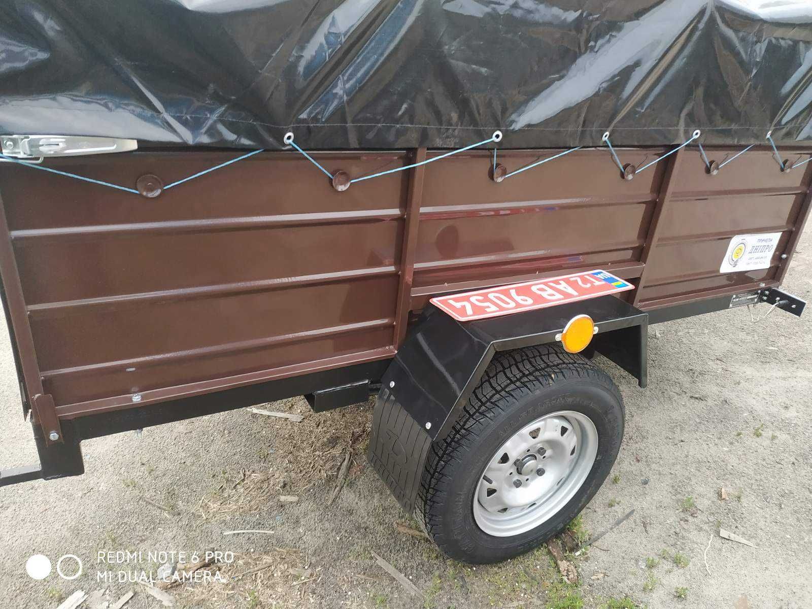 Новий причіп 2500х1300х500(модель причепа Дніпро-251)