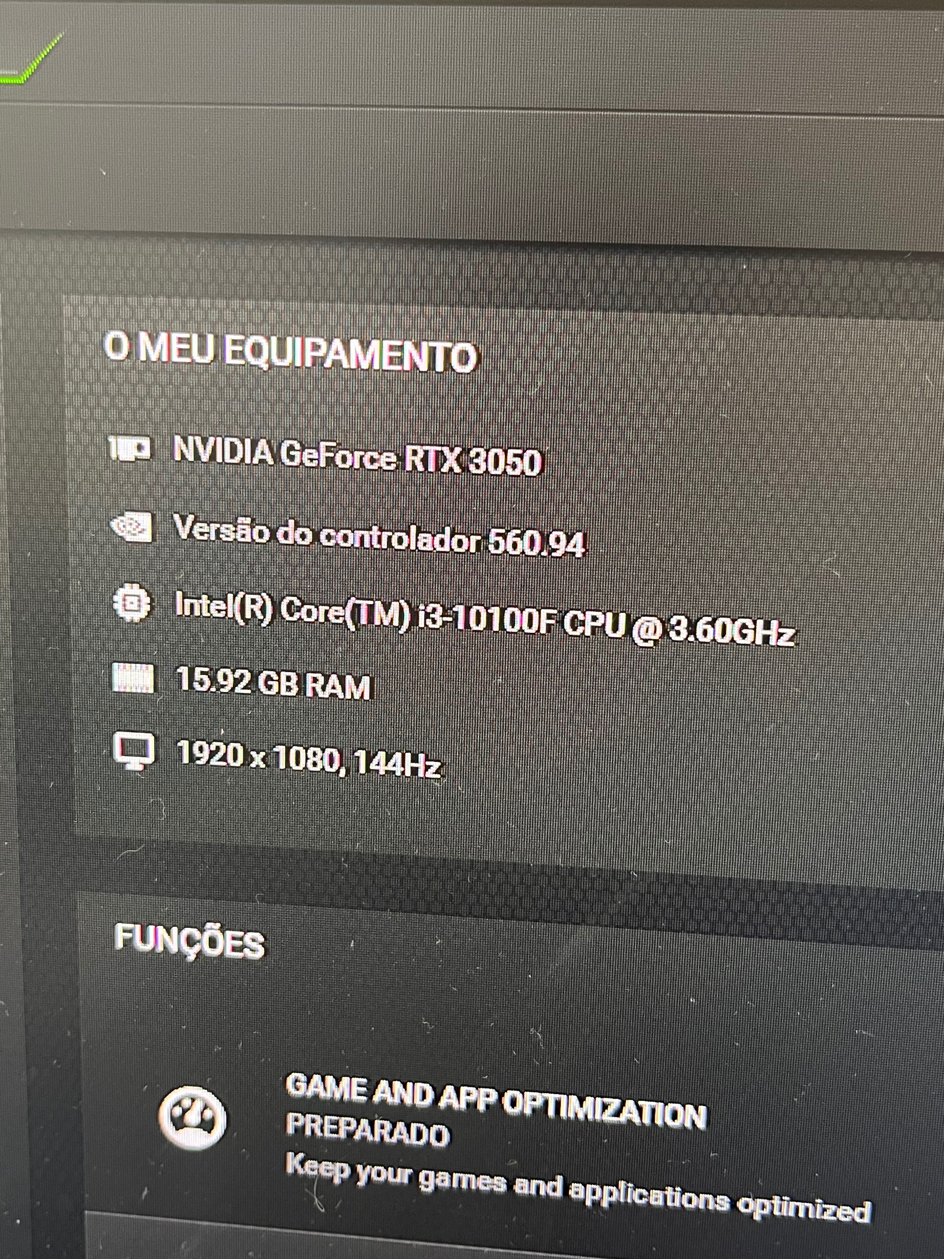 PC - RTX3050 / i3 10100f / 16GB RAM / SSD 256GB / Windows 10 Pro