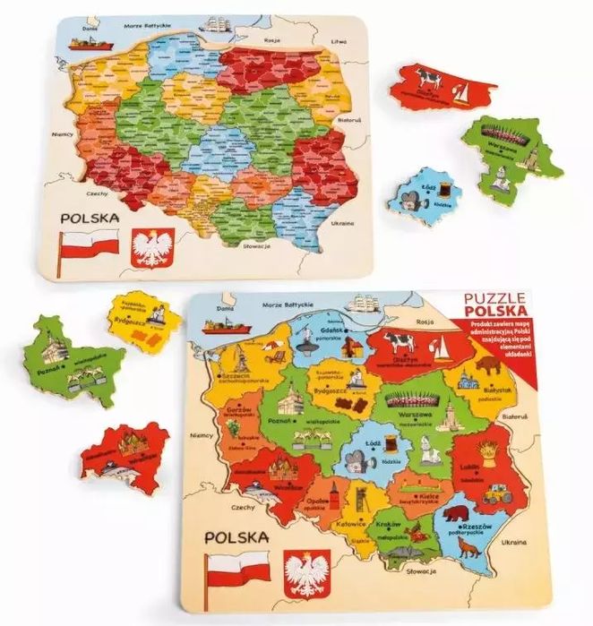 Mapa Polski puzzle. Daffi. Nowy Produkt