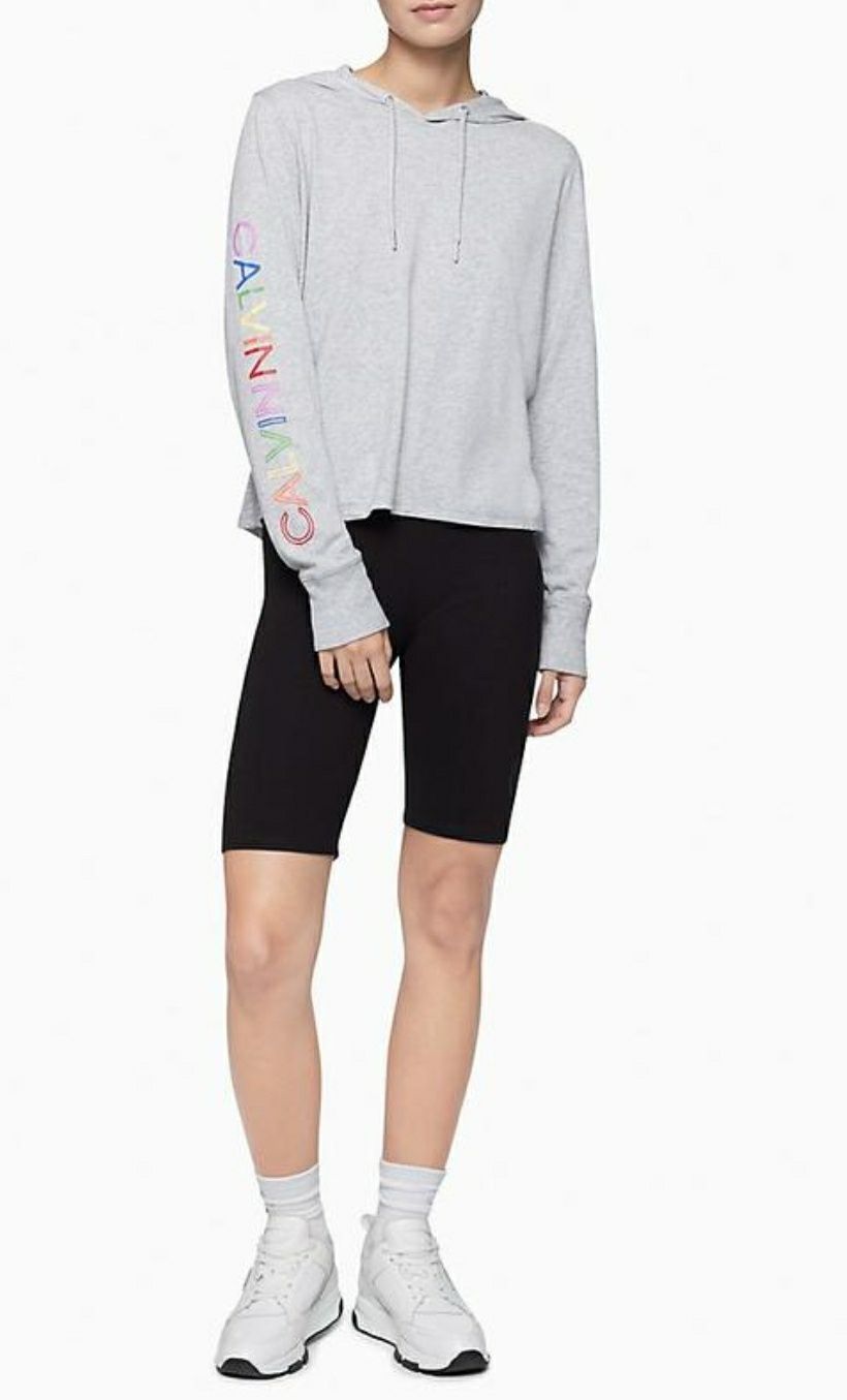 Худі жіноче ск rainbow outline logo drawstring hoodie