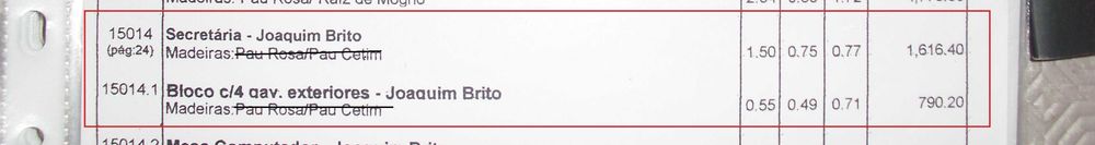 Secretária - Mobiliário de autor