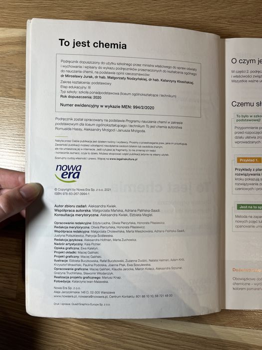 Podręcznik To jest chemia 2 Nowa Era