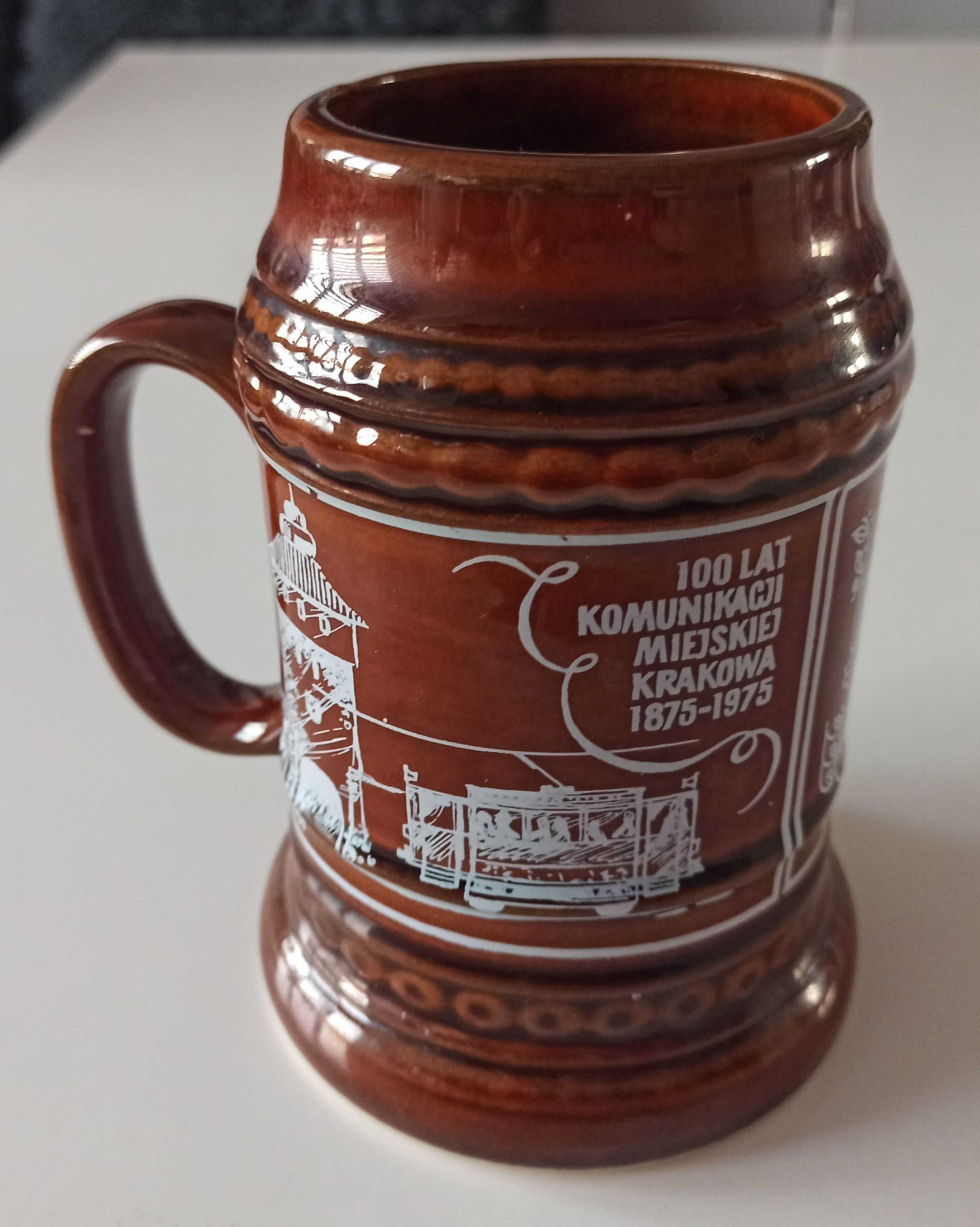 kufel MPK Kraków 100 lat Miejski Komunikacji Publicznej 1875 do 1975