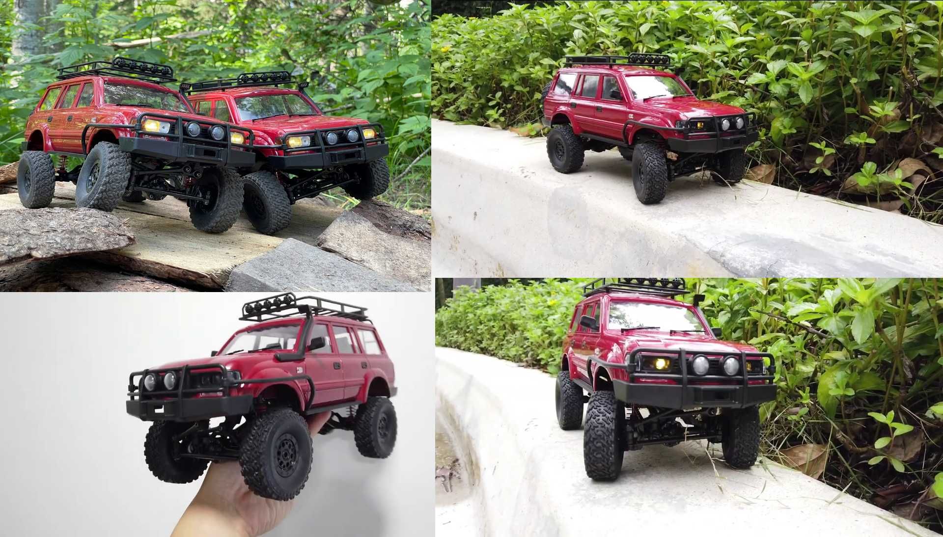 Машинка на радиоуправлении WPL C54-1 RTR 1/16 4WD Джип Land Cruiser 80