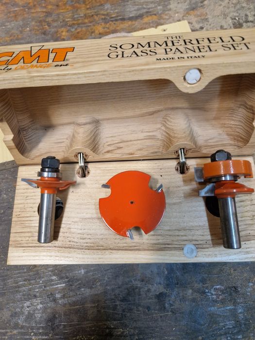 Frez komplet do drzwiczek kuchennych CMT do drewna