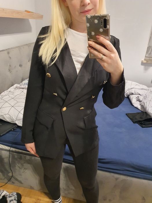 Marynarka czarna nowa S