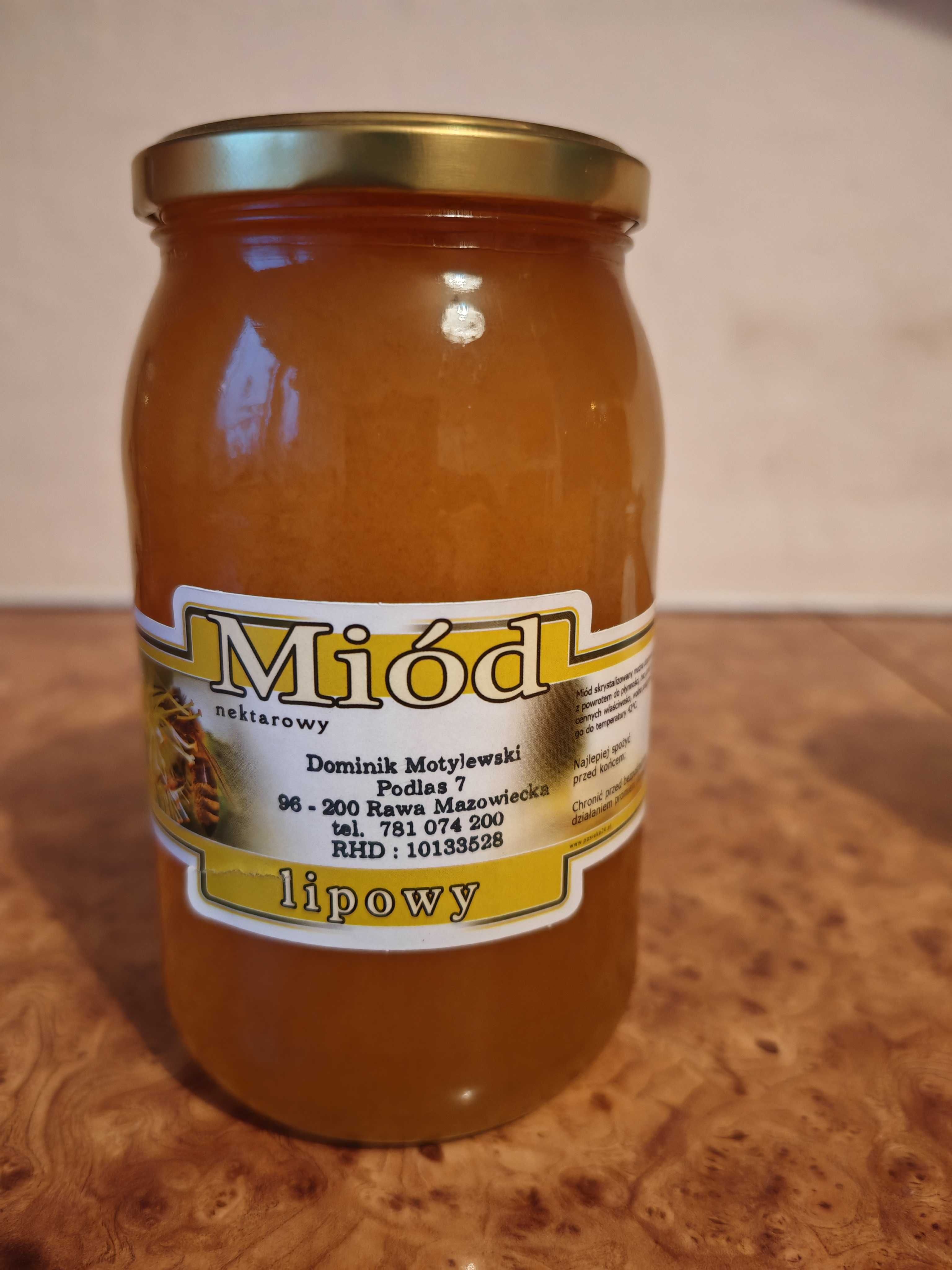 Miód wielokwiatowy, akacjowy, lipowy, rzepakowy RHD