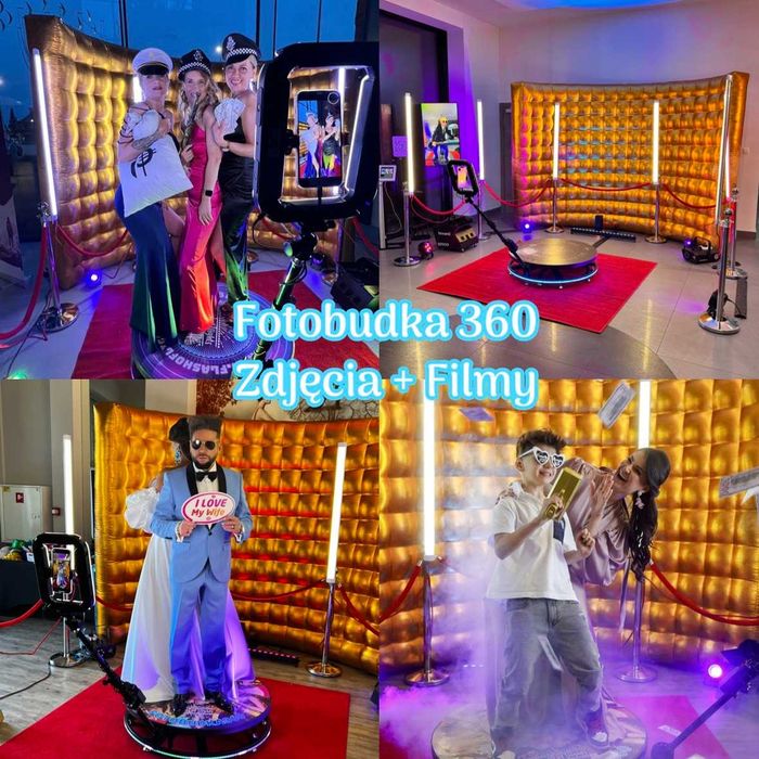 7 automatów fotolustro fotobudka led retro 360 overhead ai glambot