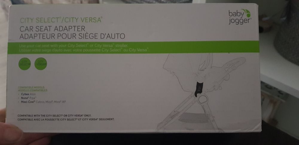 Adapter baby jogger city select do fotelika Cybex Nuna Maxi Cosi