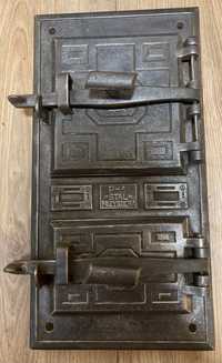 Stare drzwiczki żeliwne