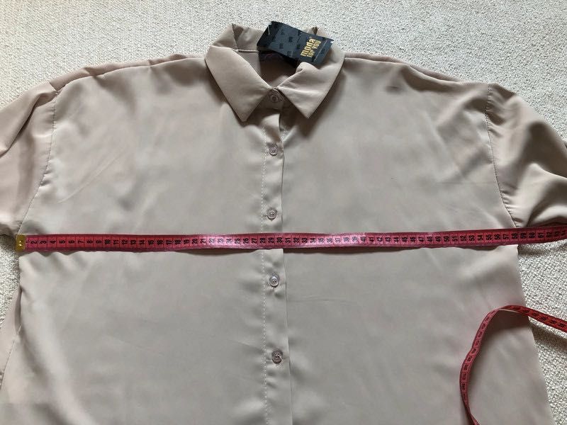 Kremowa koszula oversize