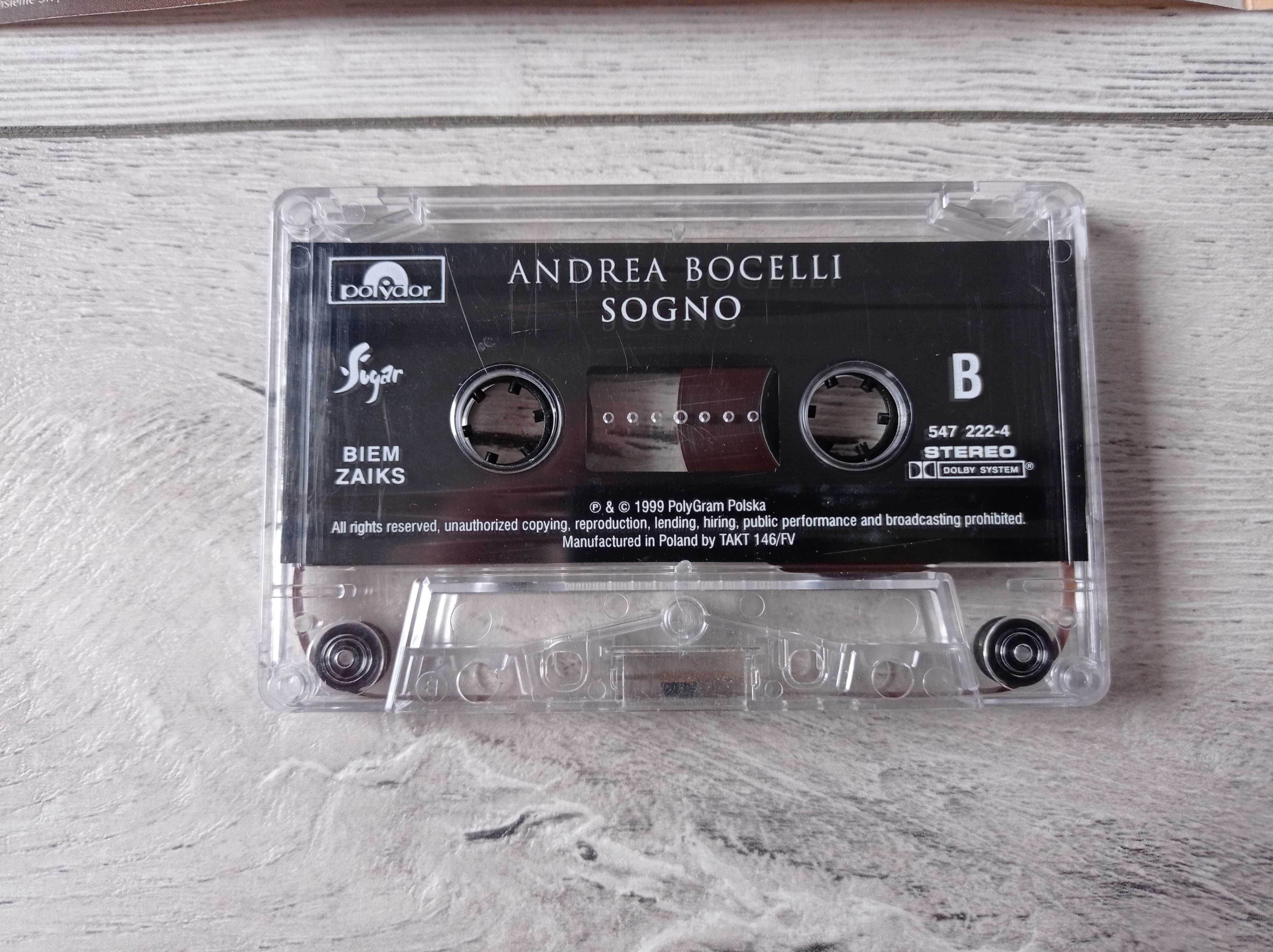 Andrea Bocelli – Sogno – mc – wyprzedaż kolekcji ( muzyka klasyczna )