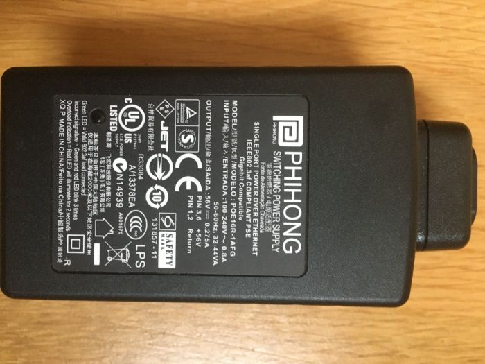 Port 802.3af PoE Midspam 10/100 15.4W PD-3501-AC