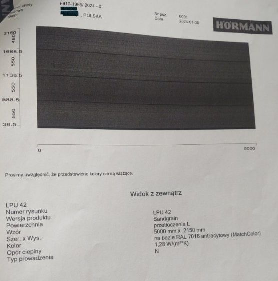 Brama garażowa Hörmann