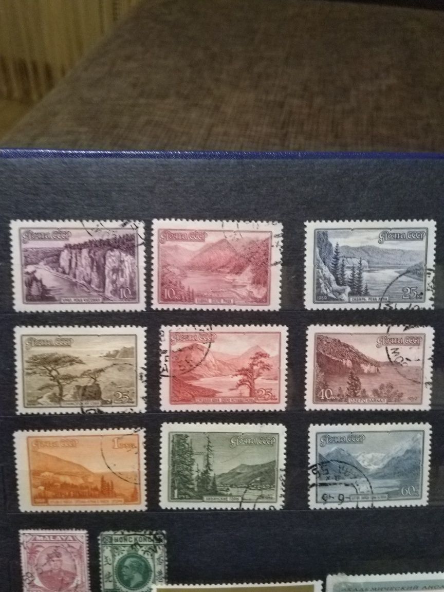 Поштові марки, серії марок