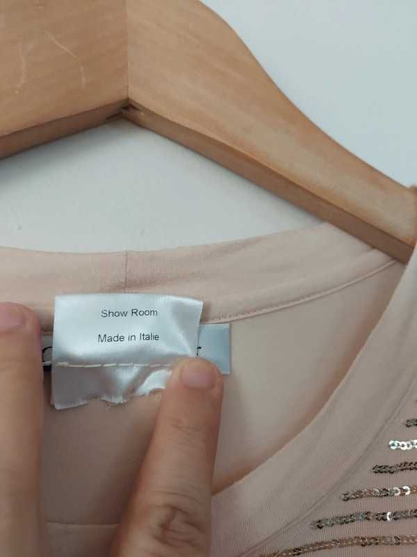 Christian Dior vintage t-shirt cekinowy 10