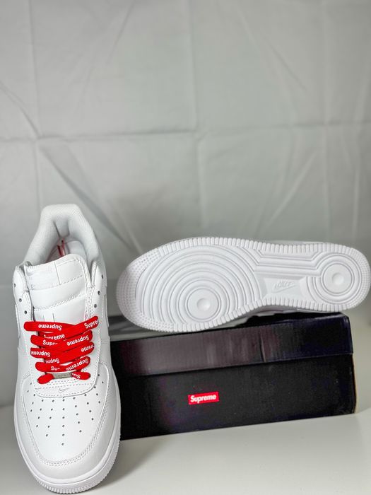 Nike Air Force 1 x Supreme – Edição Limitada, Tamanho 43