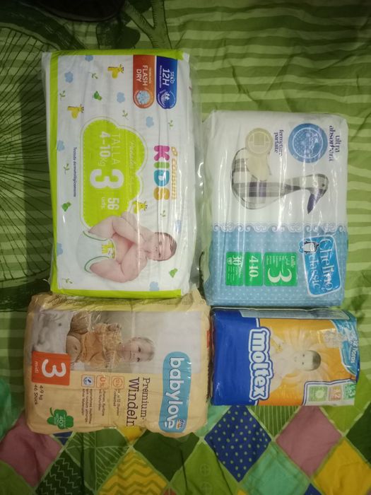 Підгузки дитячі babylove 3, chelino 3, moltex 3, consum kids 3
