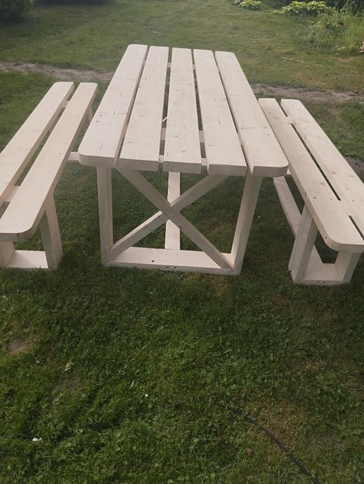 Stół do ogrodu drewniany solidny. OKAZJA!