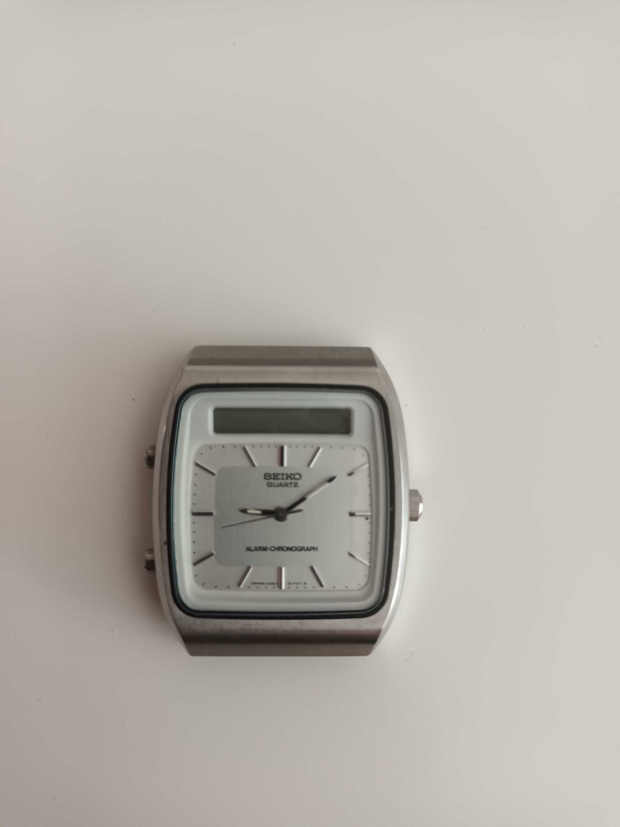 2 Relógios Seiko Quartz Alarme-Cronógrafo