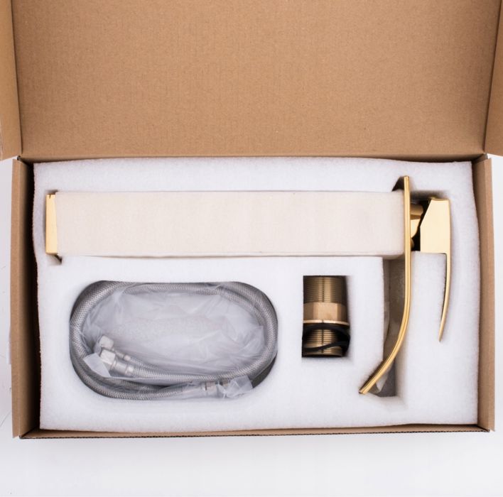 Bateria łazienkowa złota gold nowa