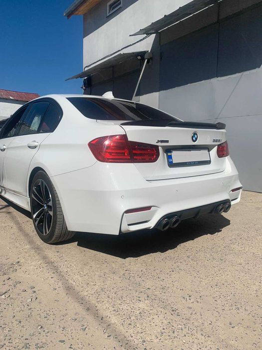 бмв ф30 спойлер м4 bmw f30 лип спойлер накладка тюнинг