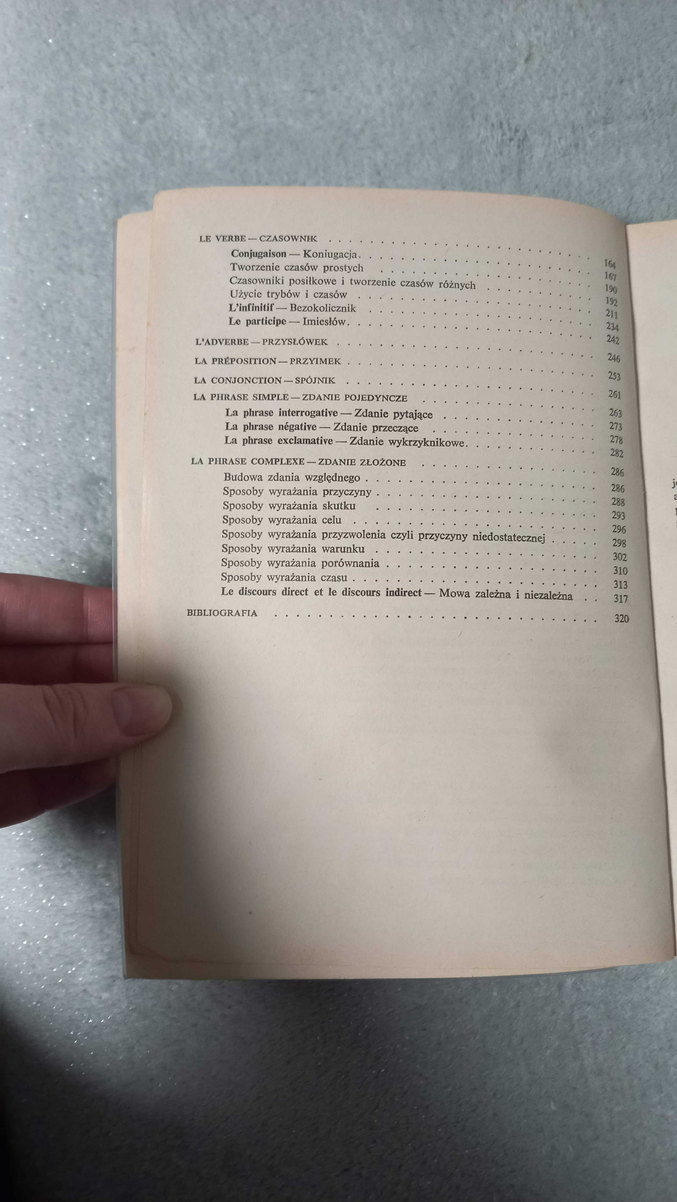 "Gramatyka języka francuskiego" Janina, Zygmunt Terech