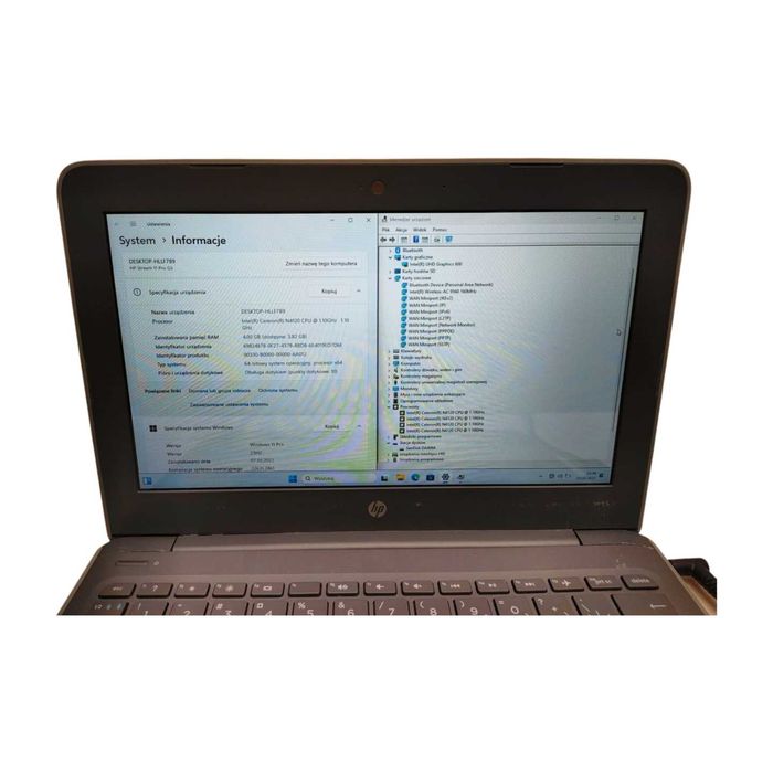 LAPTOP | HP Stream 11 Pro G5 | N4120 | 4GB | 64SSD | DOTYK | Win11