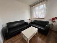 Kanapa sofa dwie sofy dwuosbowe Agata stolik