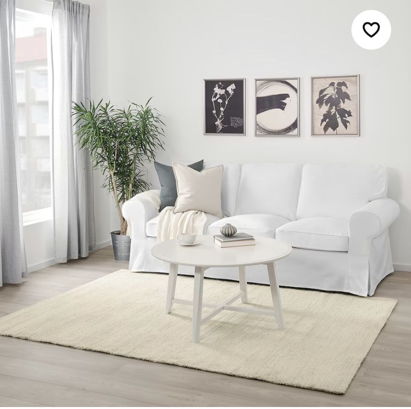 Tapete IKEA Engelsborg pelo curto EMBALADO