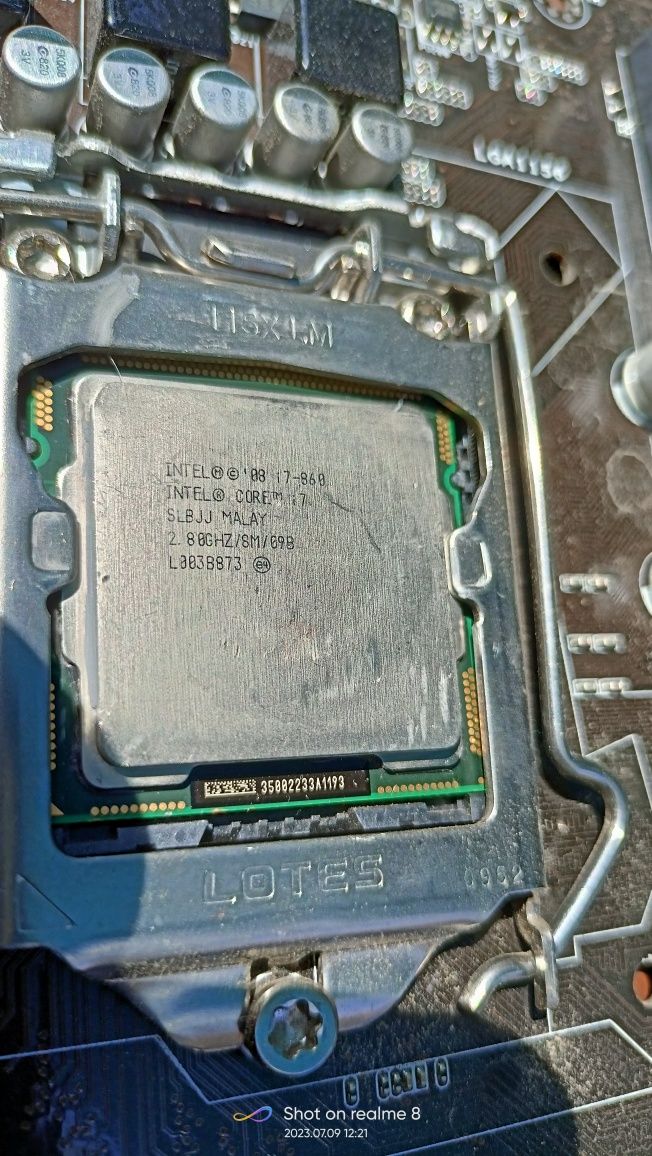 Intel Pentium i7 860 , Asus P7H55