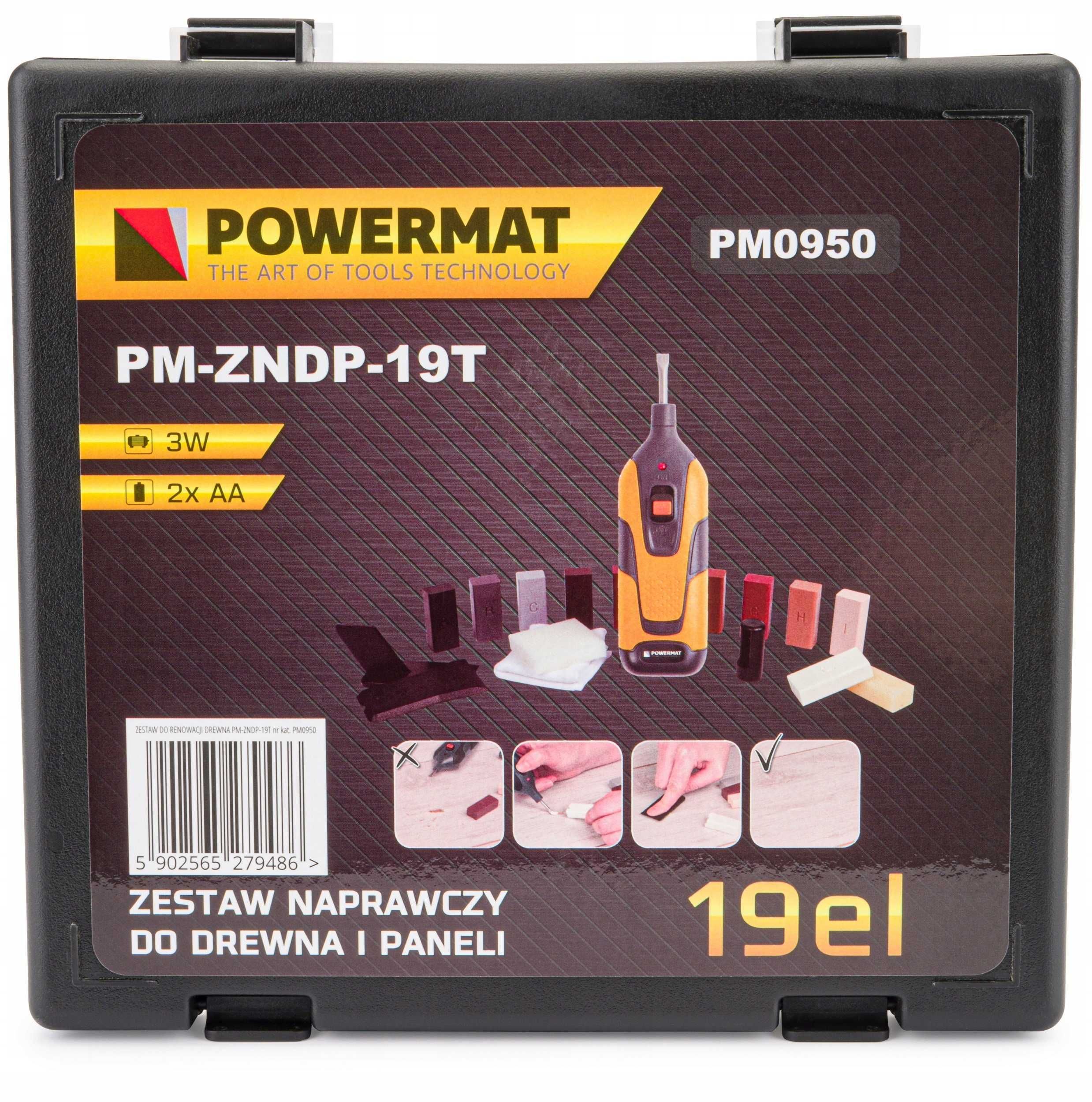ZESTAW do naprawy paneli MEBLI WOSK naprawczy 18EL PM-ZNDP-19T