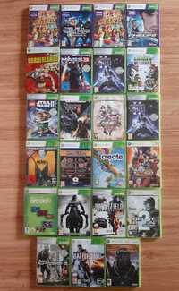 Sprzedam komplet gier na konsole Xbox 360 360 E oraz 360 slim