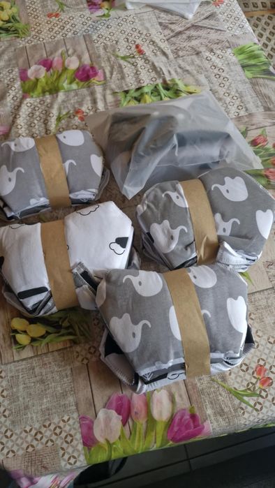 Śliniaczki bawełniane 8szt w paczce