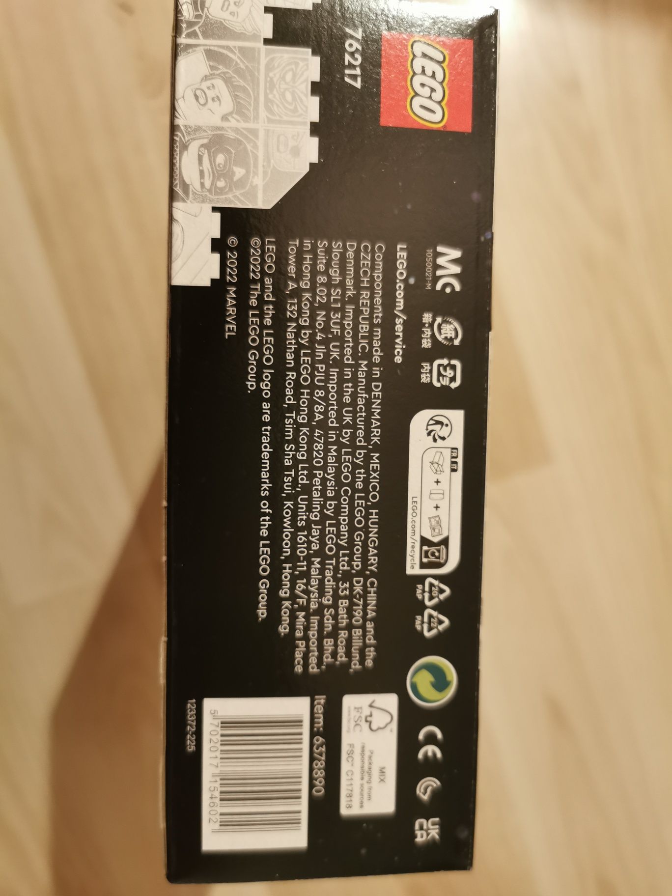 Nowe LEGO Infinity Saga 76217 Ja jestem Groot nowy