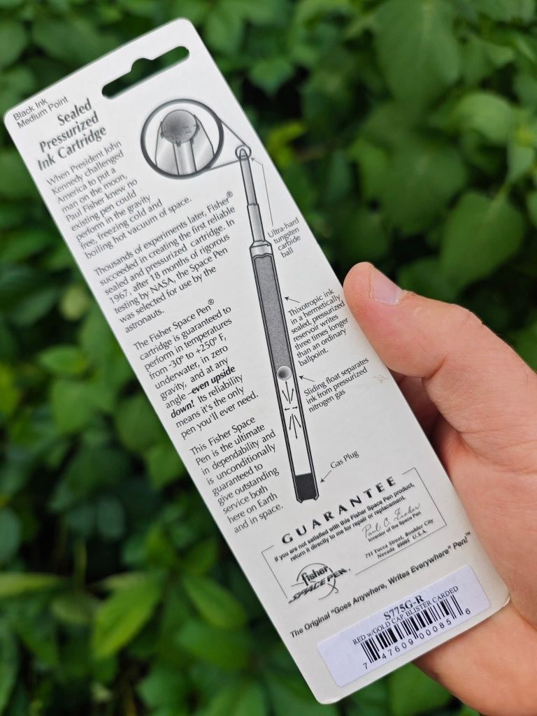 Косморучка Fisher Space Pen Apollo 13, пише на любій поверхні,космічна