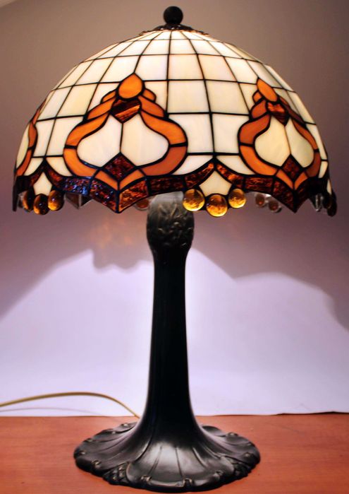 Lampa witrażowa Tiffany model Rokoko Creativ A30933