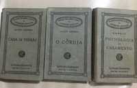 Três livros da collecção dos autores célebres da litteratura Brasileir