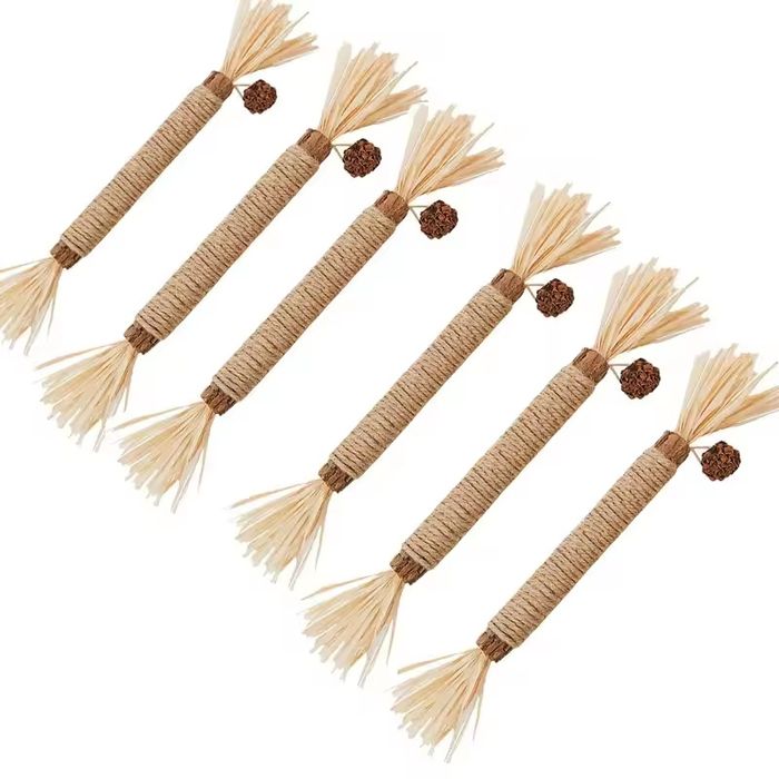 Gryzak dla kota, naturalny, 6 sztuk