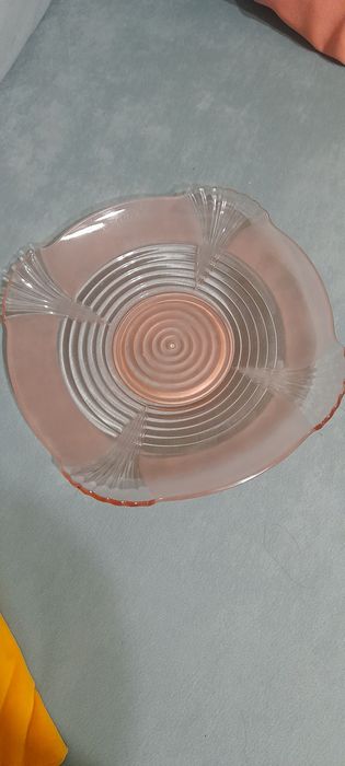 Przedwojenny talerz huty Niemen.